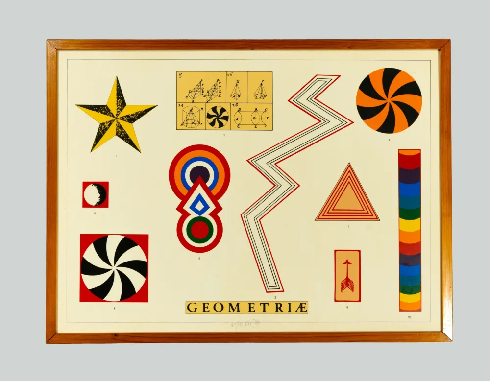 Lithografie Del Pezzo - Geometriae