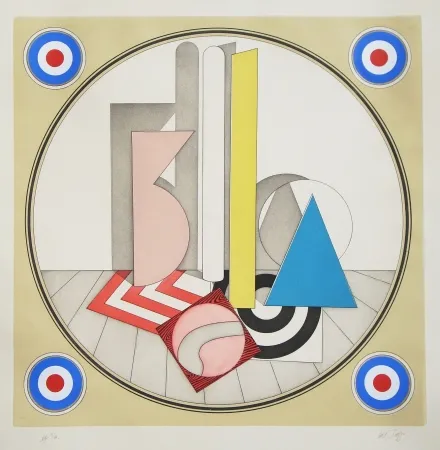 Ets En Aquatint Del Pezzo - Sans titre