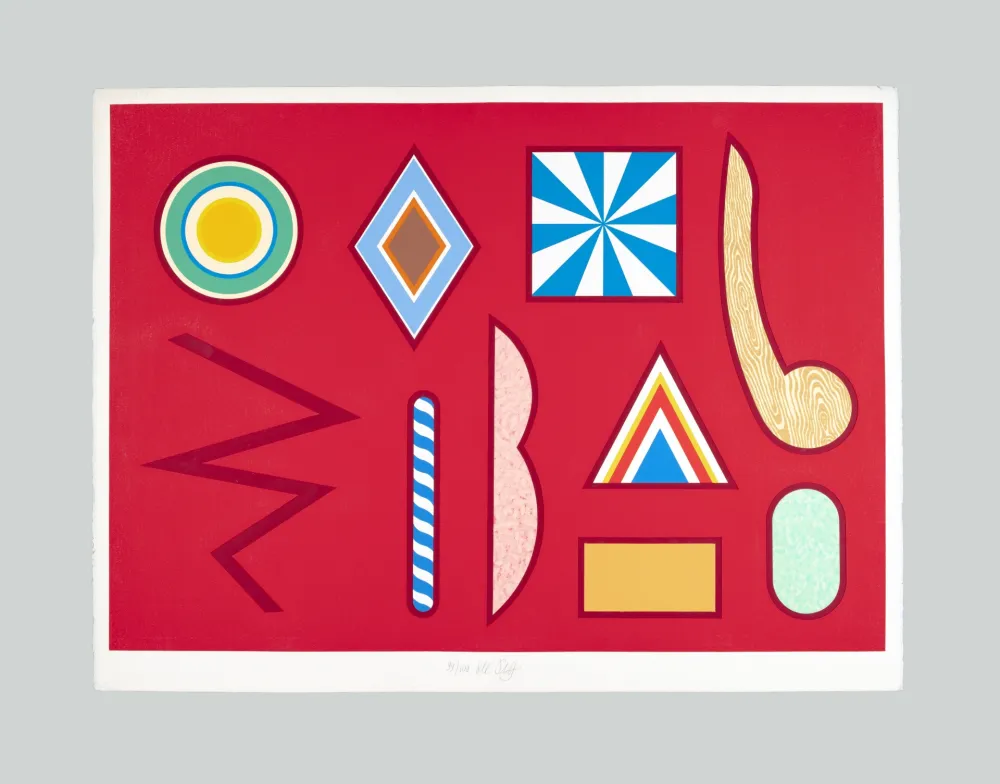 Zeefdruk Del Pezzo - Tutto rosso