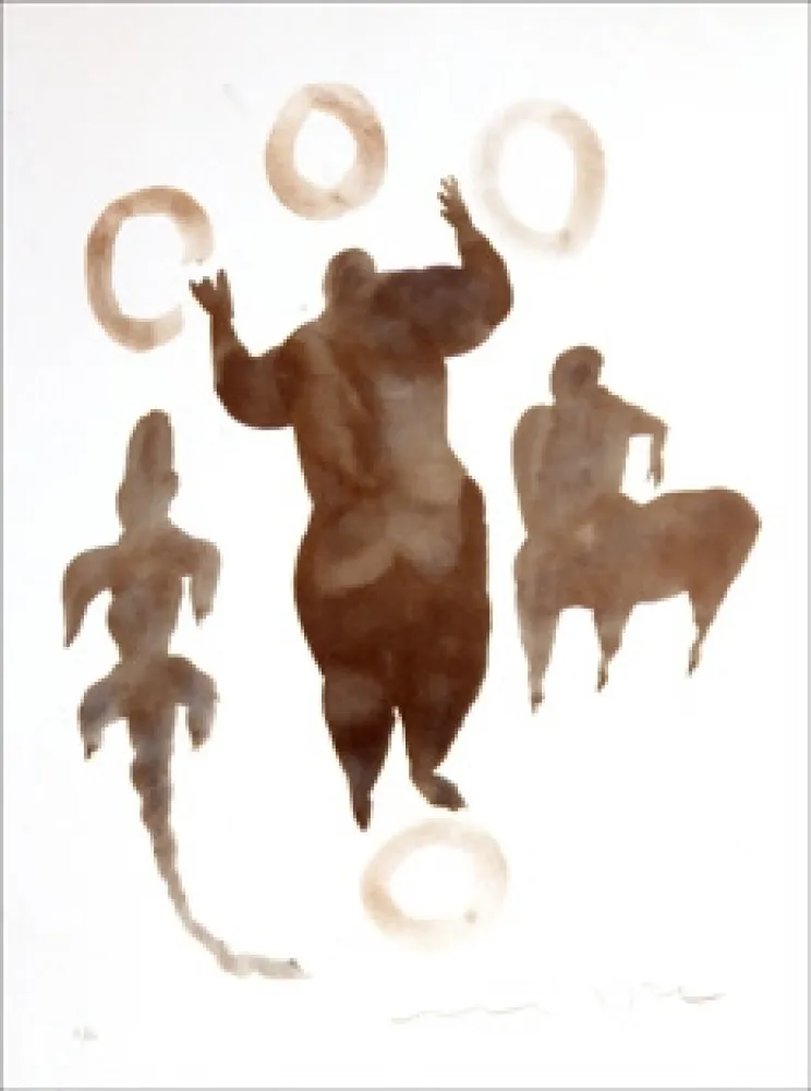 Lithografie Del Re - Cirque