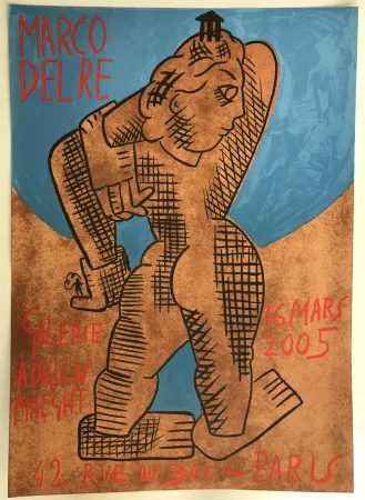 Poster Del Re - Galerie Adrien Maeght