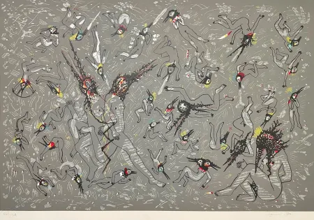 Zeefdruk Del Rio - Cuerpos celestial