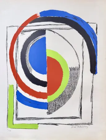 Lithografie Delaunay - A jour, circa 1960