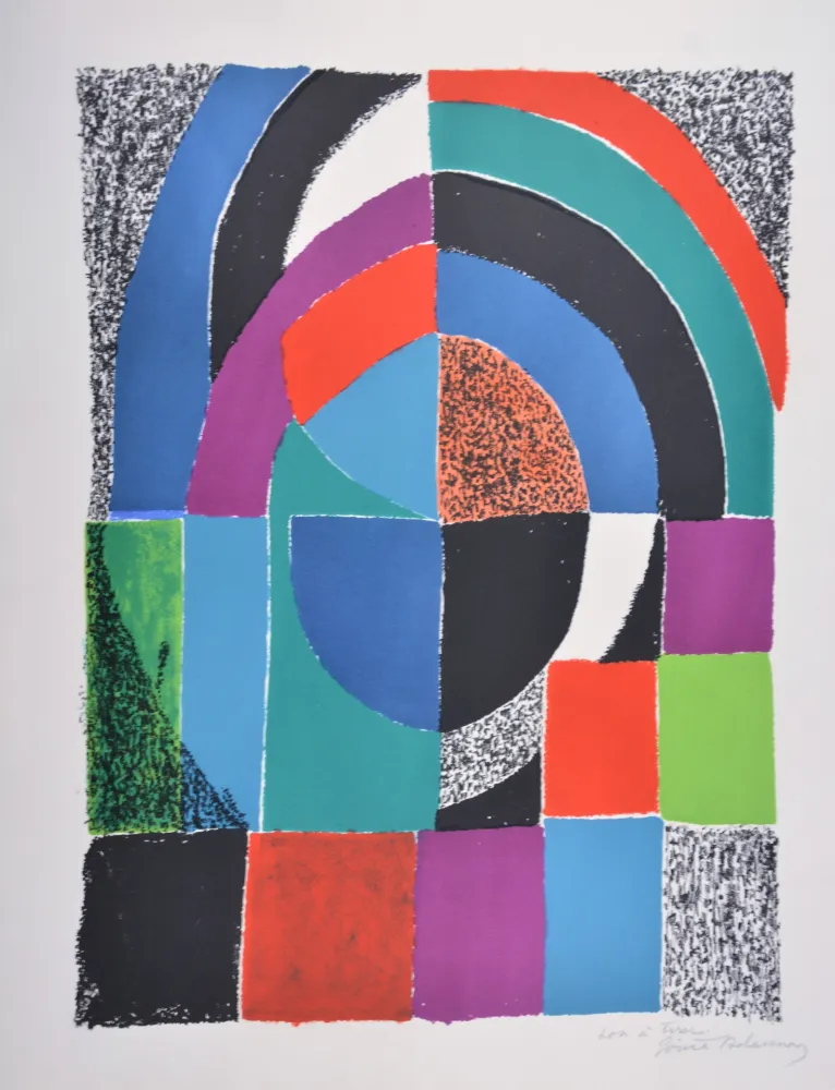 Lithografie Delaunay - Cathédrale 