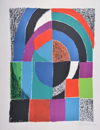 Lithografie Delaunay - Cathédrale 