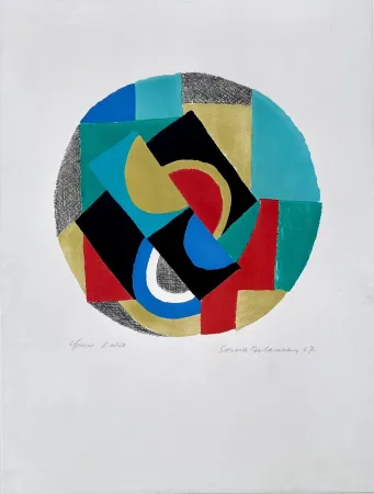 Lithografie Delaunay - Cible II 