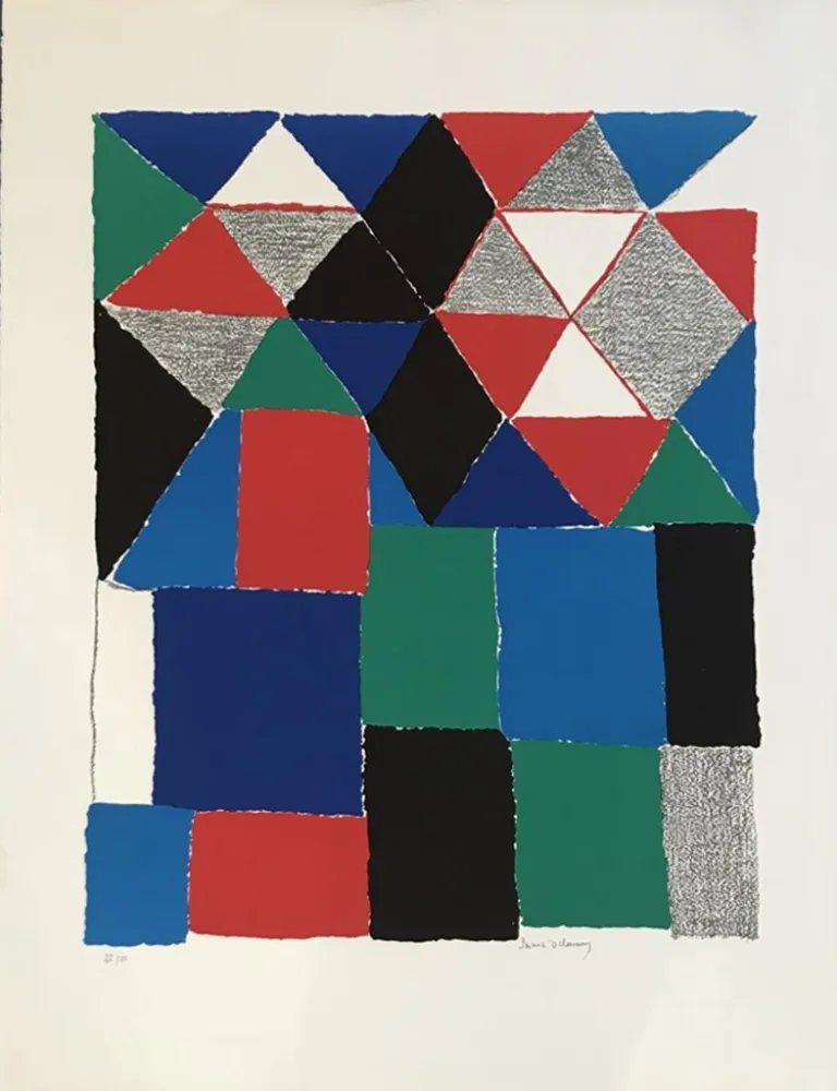 Lithografie Delaunay - Composition 
