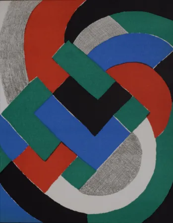 Lithografie Delaunay - Composition, 1969