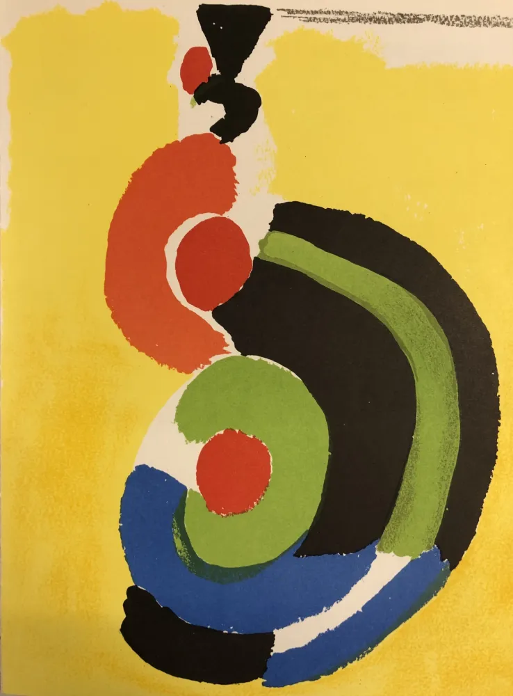 Lithografie Delaunay - Composition géométrique