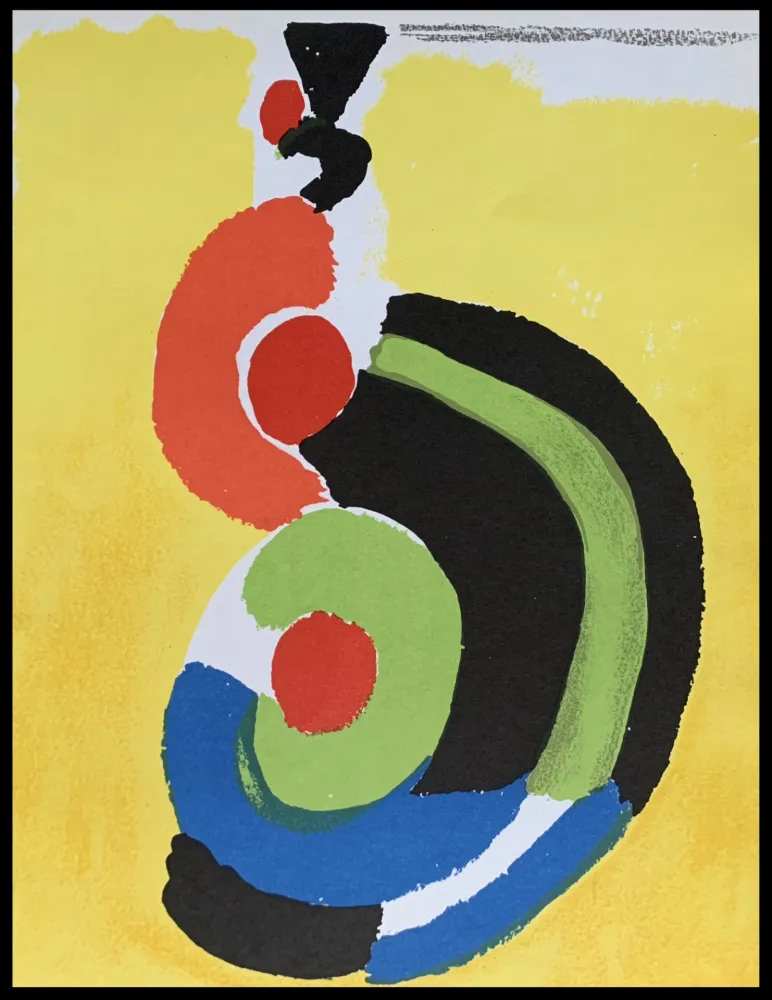 Lithografie Delaunay - Danseuse espagnole