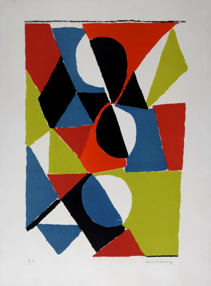Lithografie Delaunay - Granada, 1970 - Hand-signed