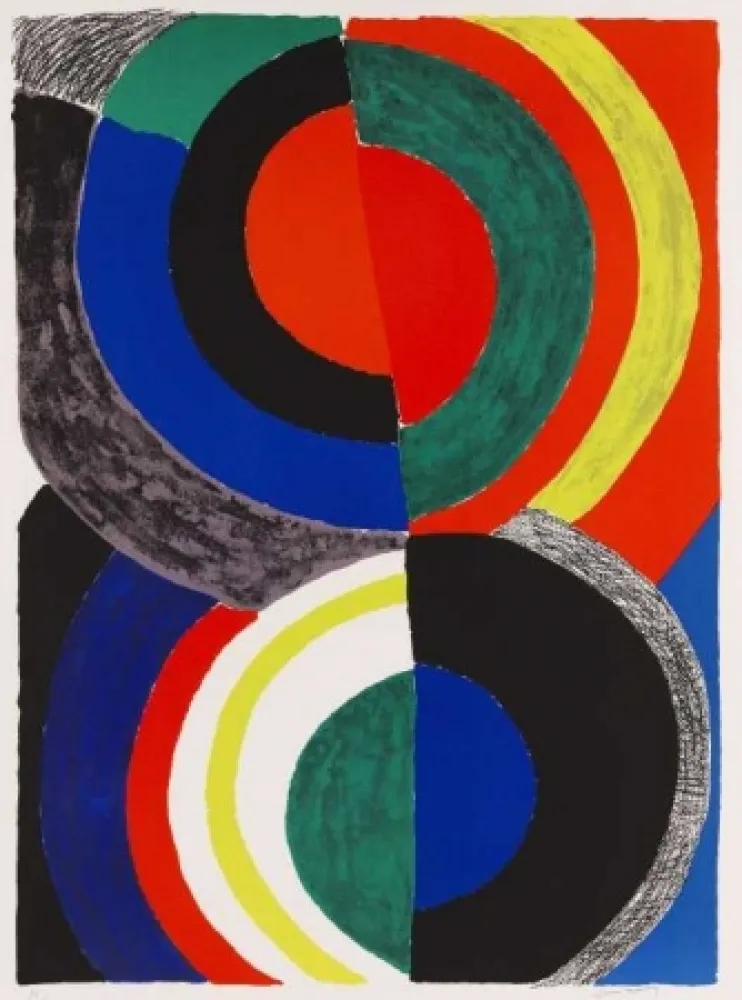 Lithografie Delaunay - Idole 