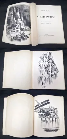 Geïllustreerd Boek Delaunay - J. Delteil. ALLÔ ! PARIS ! avec 20 lithographies par Robert Delaunay (1929)