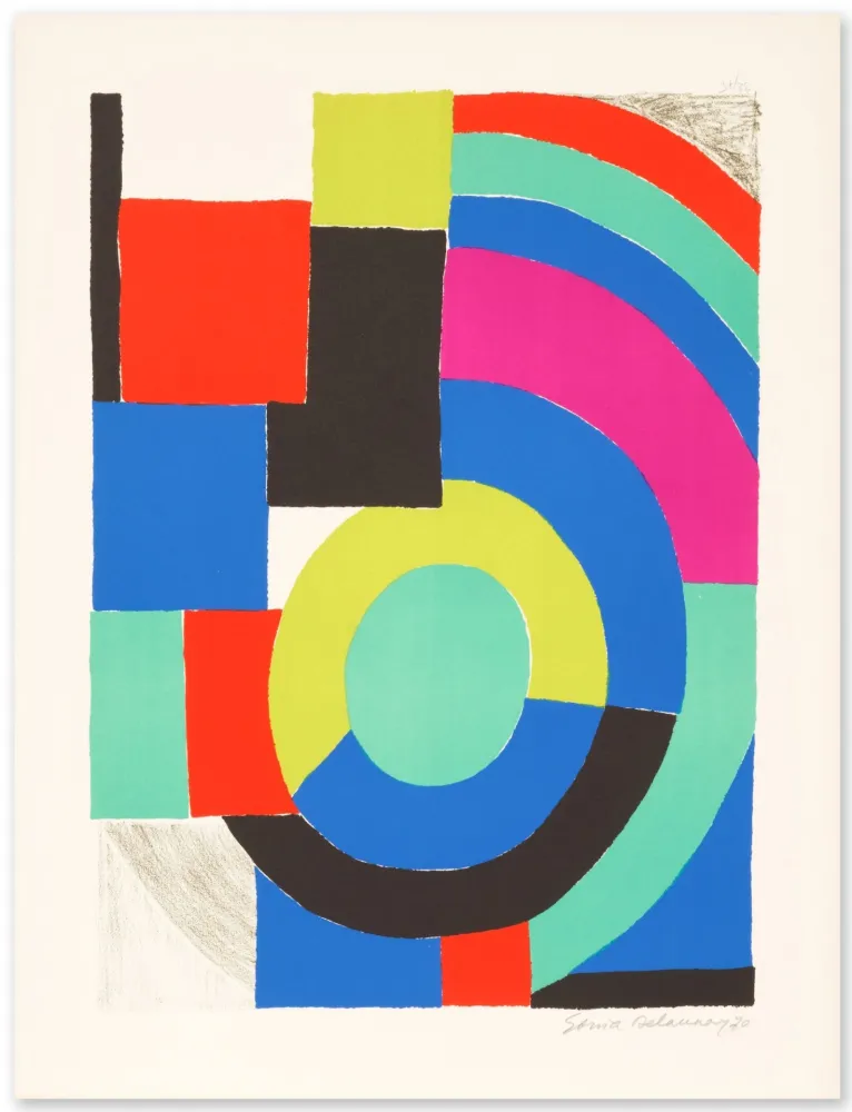 Lithografie Delaunay - La Verte 