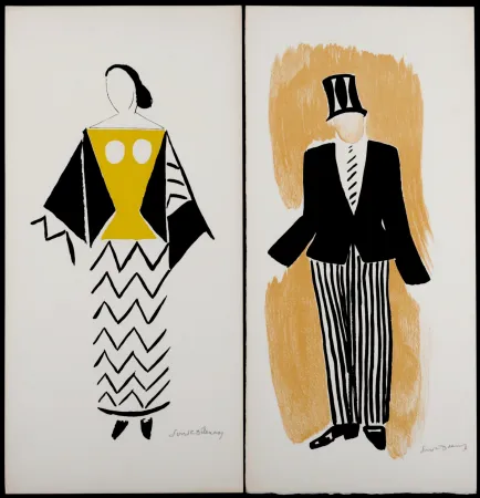 Lithografie Delaunay - Le Coeur à Gaz, 1977 - Hand-signed