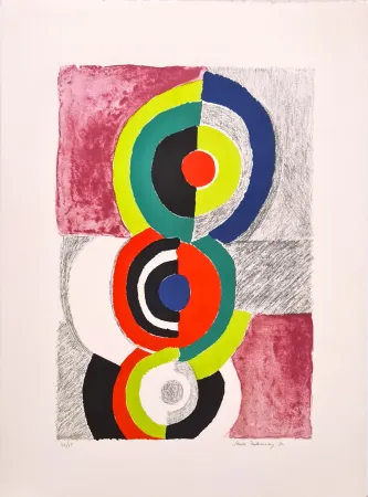 Lithografie Delaunay - Les Trois Grâces 
