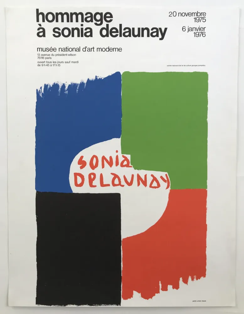 Lithografie Delaunay - Musée National d'Art Moderne