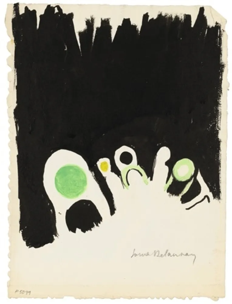 Geen Techniek Delaunay - Projet pour la revue allemande Der Ararat 