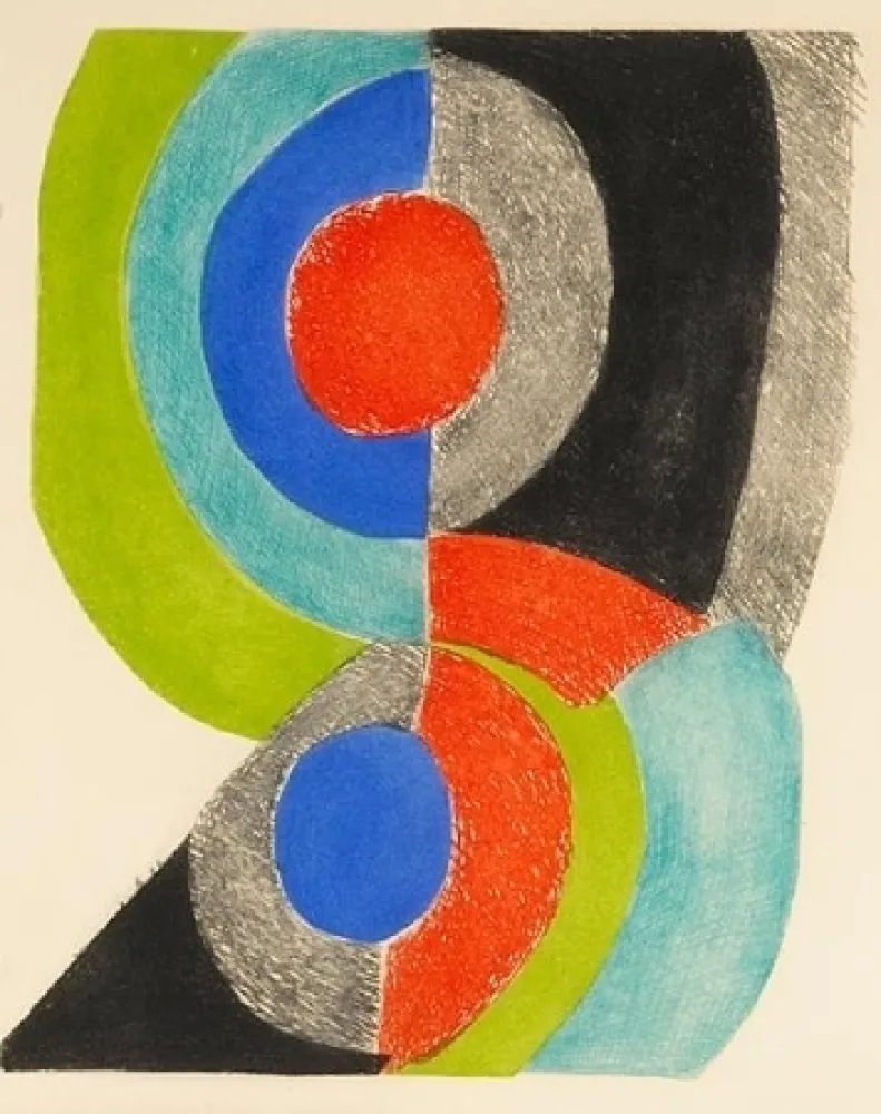 Ets En Aquatint Delaunay - Sans titre