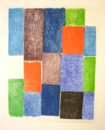 Ets En Aquatint Delaunay - Sans titre