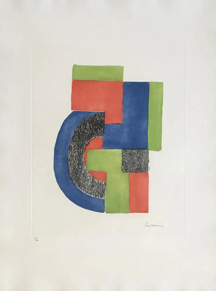 Lithografie Delaunay - Totem