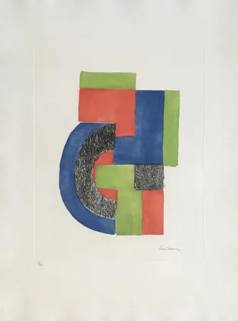 Lithografie Delaunay - Totem