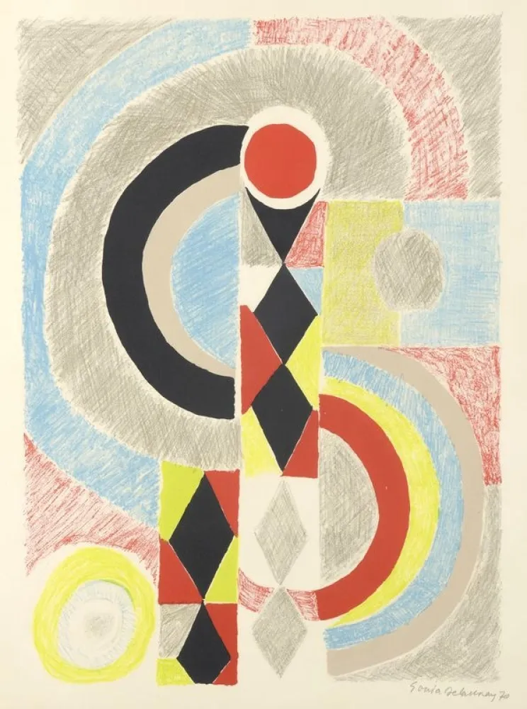 Lithografie Delaunay - Totem