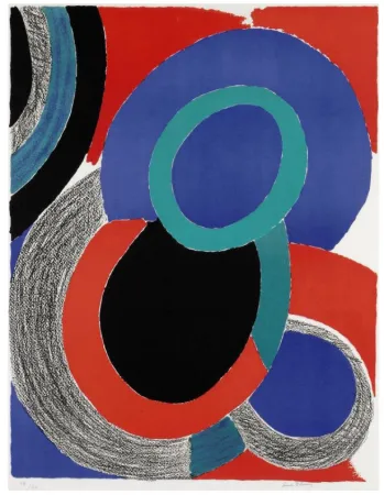 Lithografie Delaunay - Vol de nuit