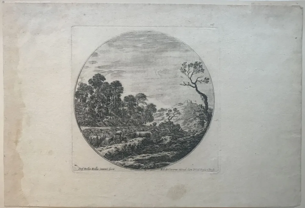 Droge Naald Della Bella - Country side scene with cows