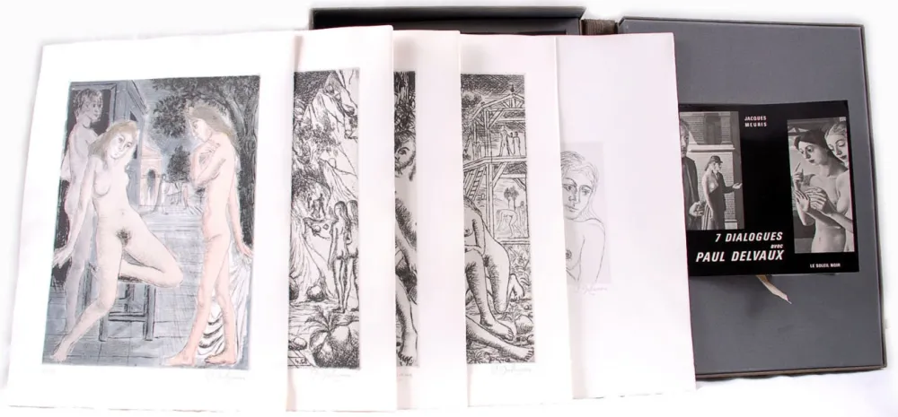 Geïllustreerd Boek Delvaux - 7 dialogues avec Paul Delvaux