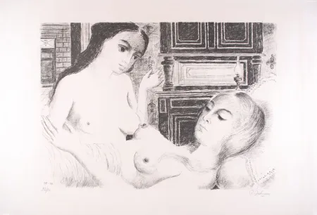 Lithografie Delvaux - Le Sommeil