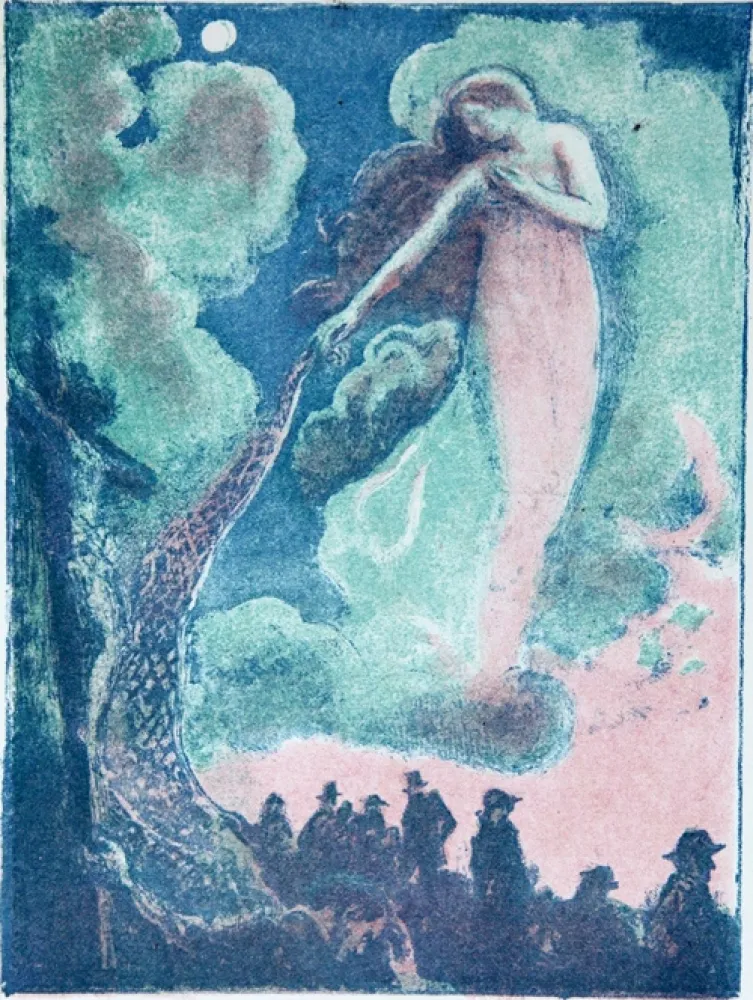 Geïllustreerd Boek Denis - Francis Thompson.  Poèmes.