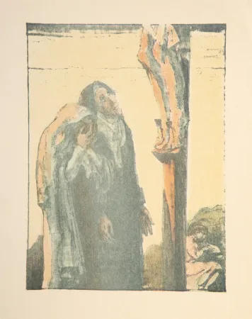 Lithografie Denis - Illustration from Poemes