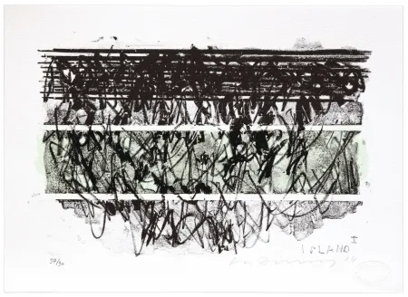 Lithografie Denning - Islande I