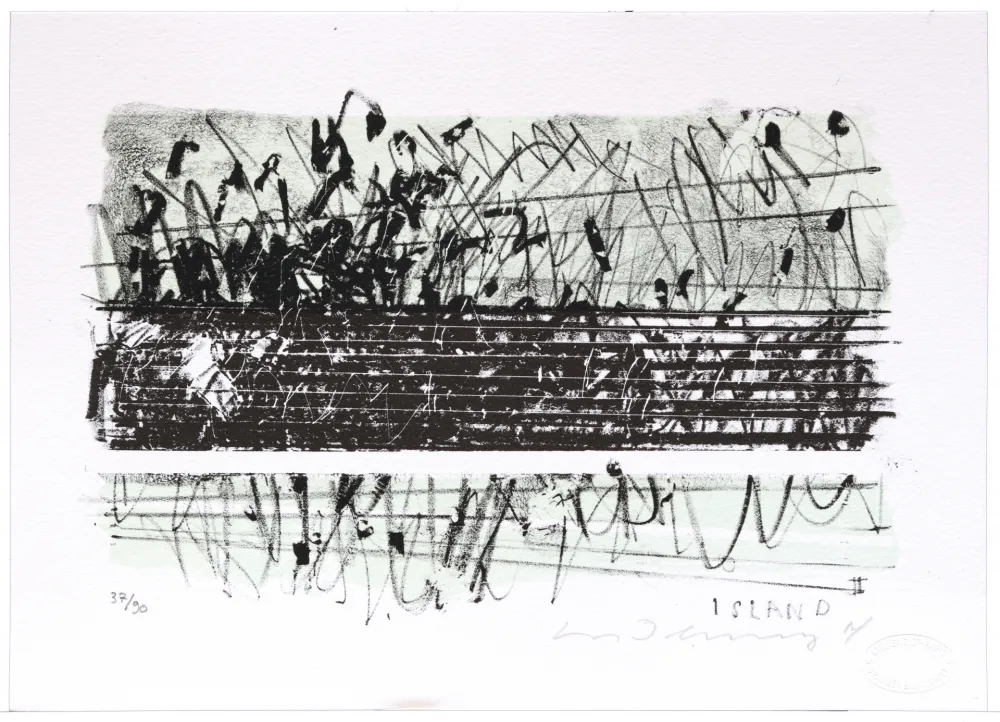 Lithografie Denning - Islande II