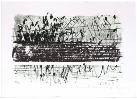 Lithografie Denning - Islande II