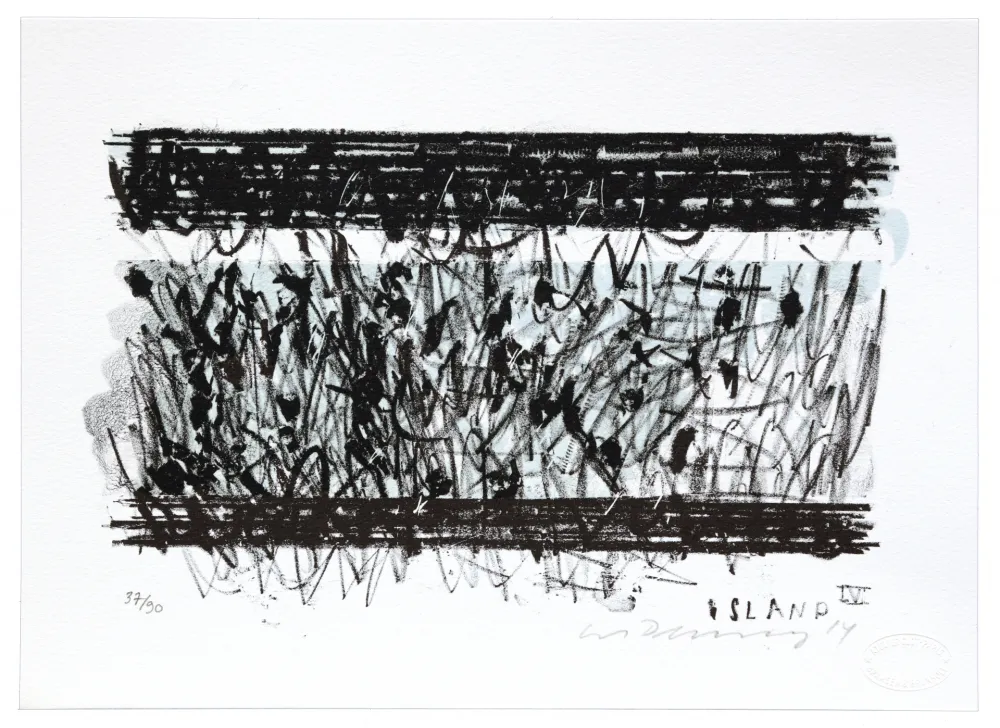 Lithografie Denning - Islande IV