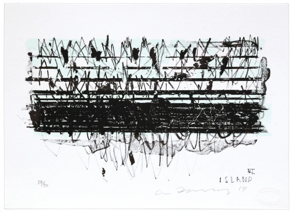 Lithografie Denning - Islande VI