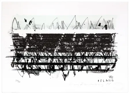 Lithografie Denning - Islande VII