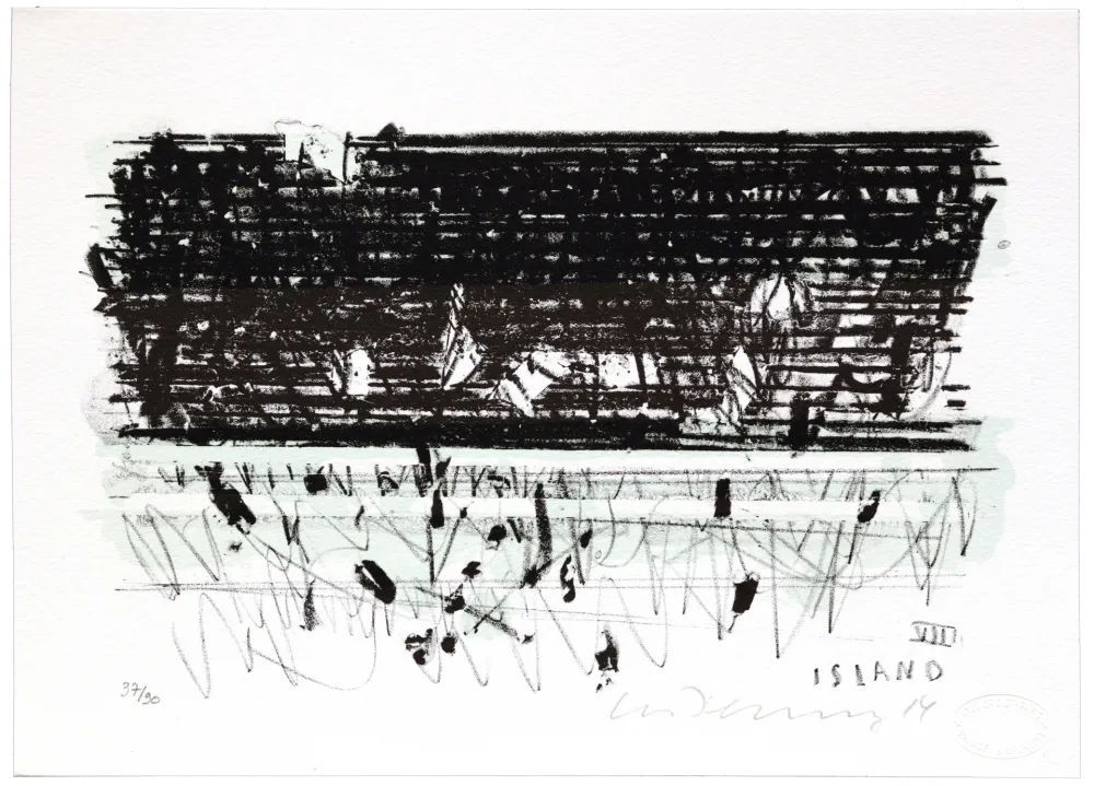 Lithografie Denning - Islande VIII