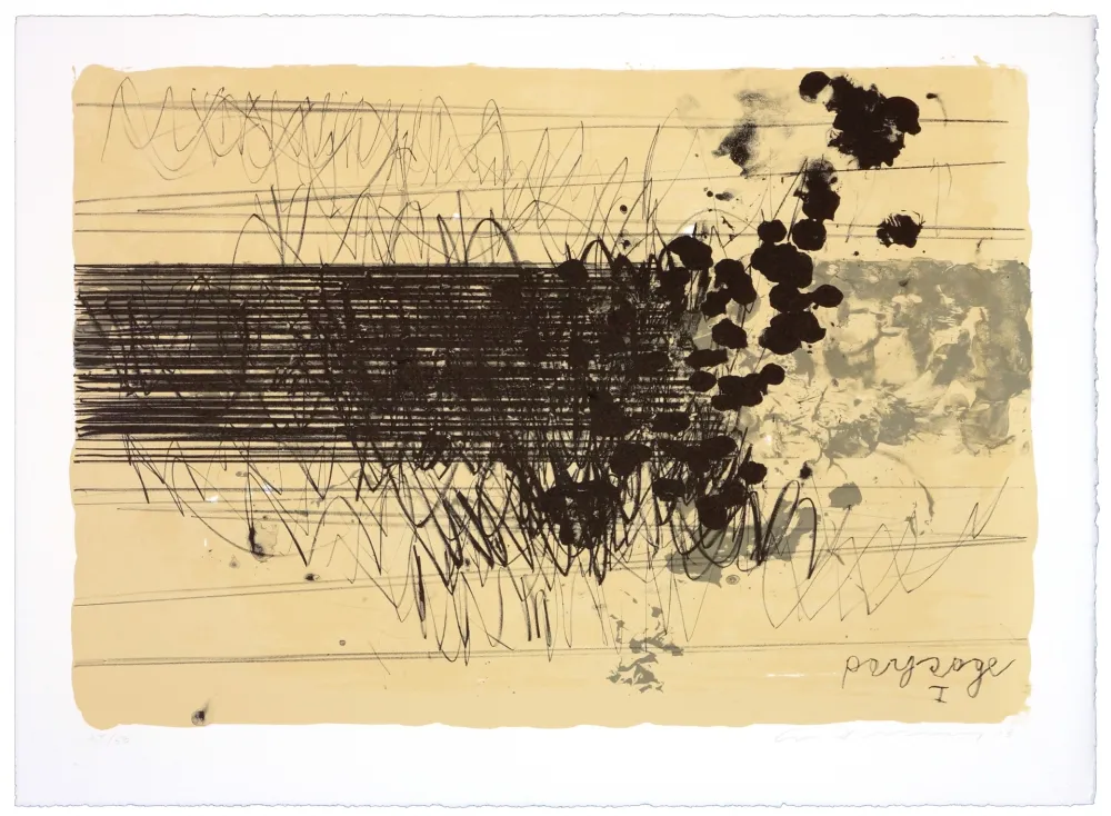 Lithografie Denning - Paysage I