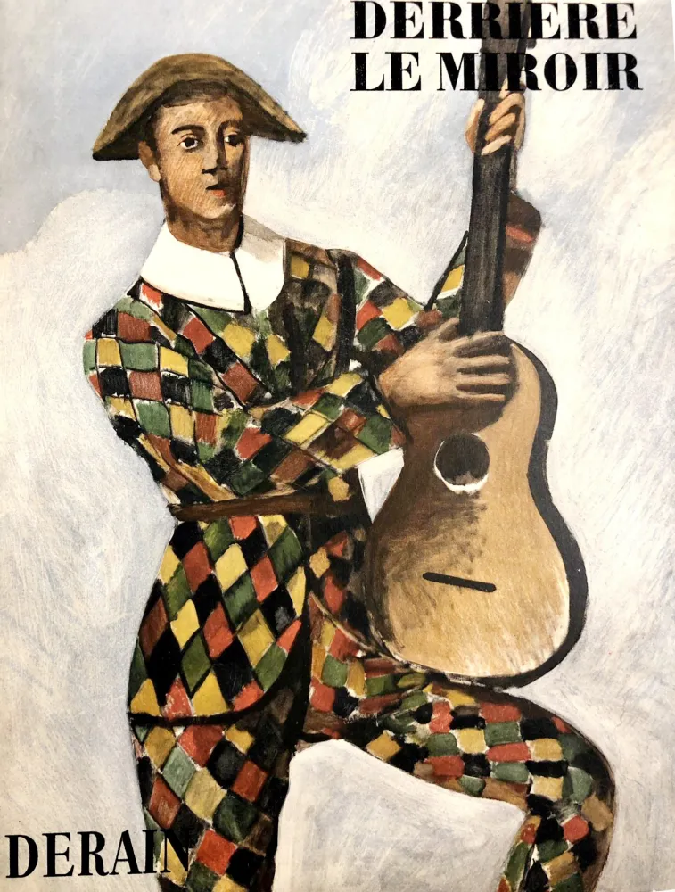 Lithografie Derain - Arlequin à la guitare