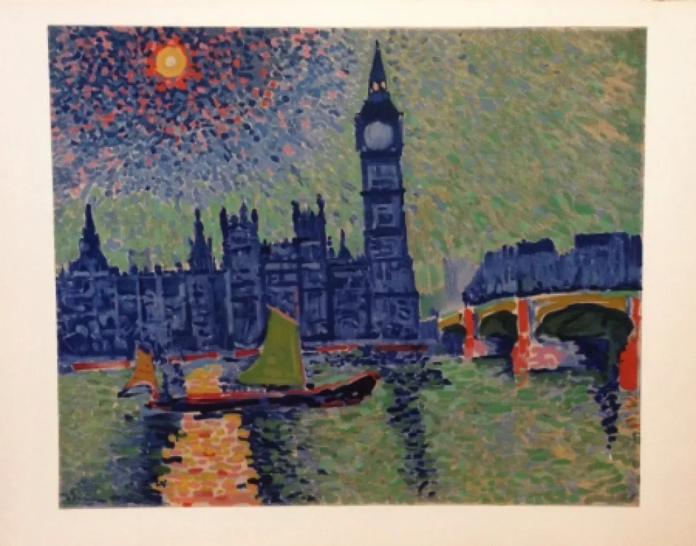 Lithografie Derain - Big Ben