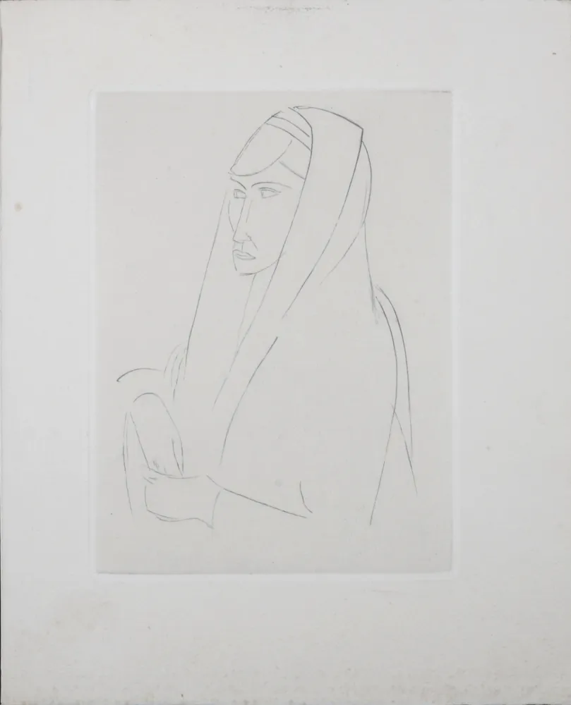 Lithografie Derain - Figure, 1947
