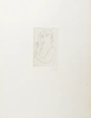 Gravure Derain - Figure, 1948