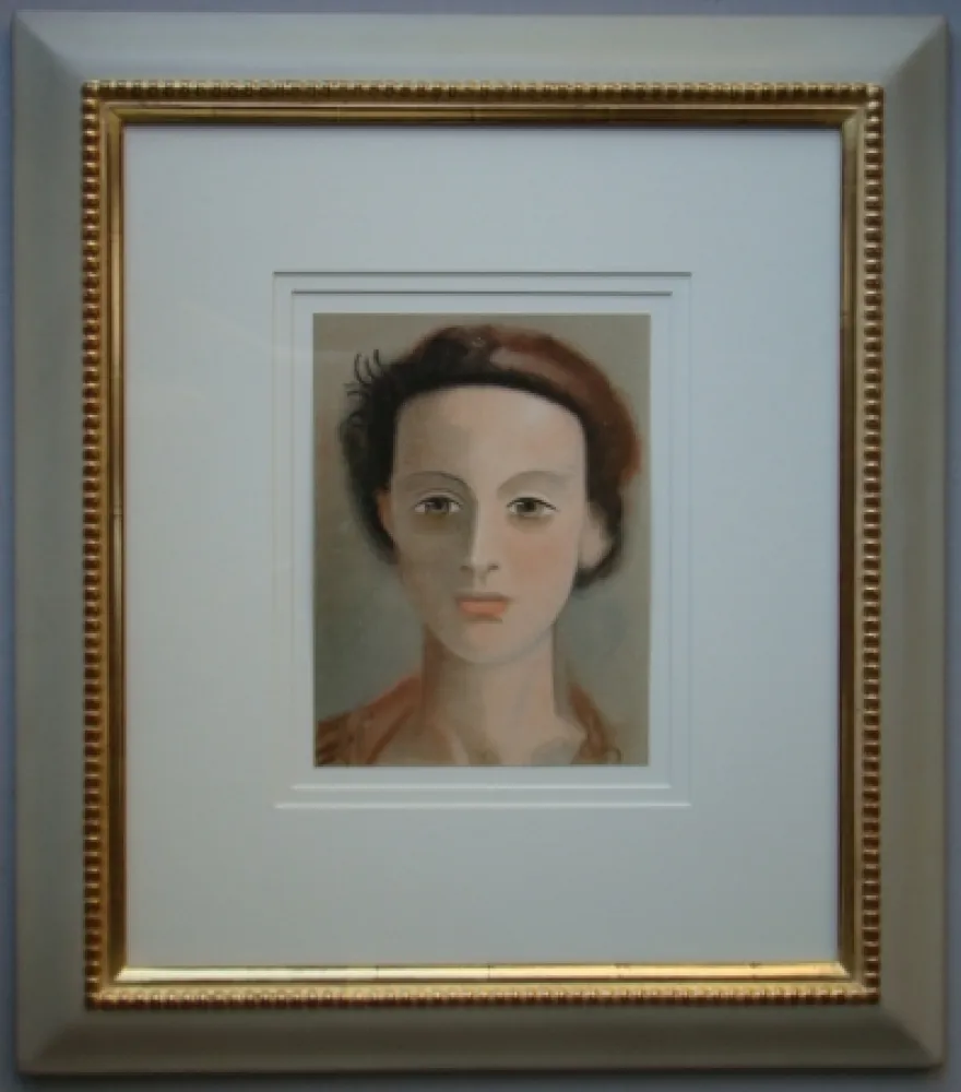 Lithografie Derain - Tête de femme