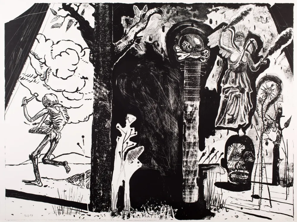 Lithografie Deroubaix - The Rat Race