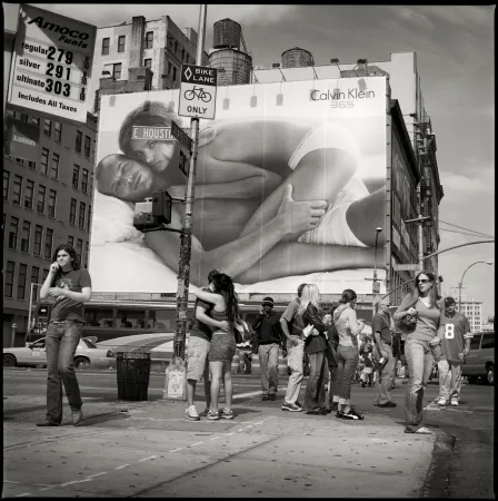 Fotografie Deruytter - Billboards, NY: Houston & Lafayette Streets (CK 40)