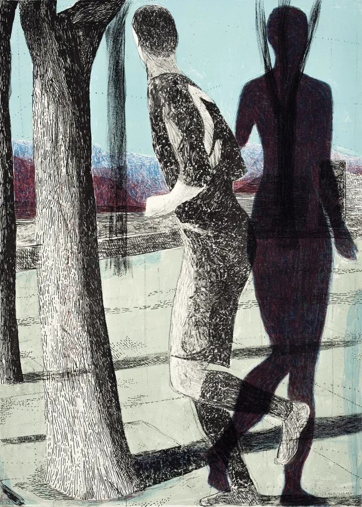 Lithografie Desgrandchamps - Latona 2