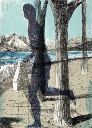 Lithografie Desgrandchamps - Latona 3